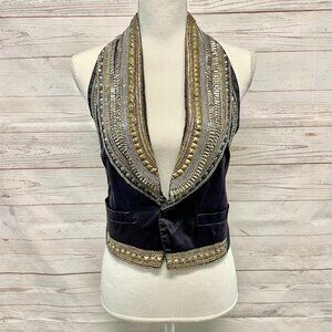 Dries Van Noten Embellished Tuxedo Style Vest